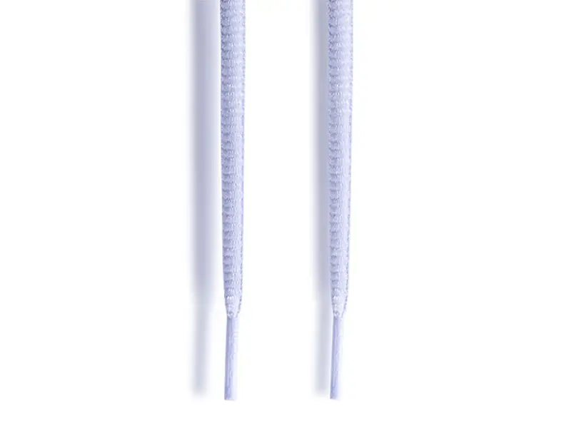 Atlas veters schoen laag 105 cm wit