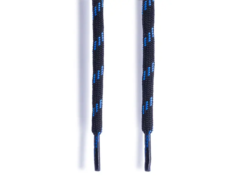 Atlas veters bouwlaarzen 115 cm zwart-blauw