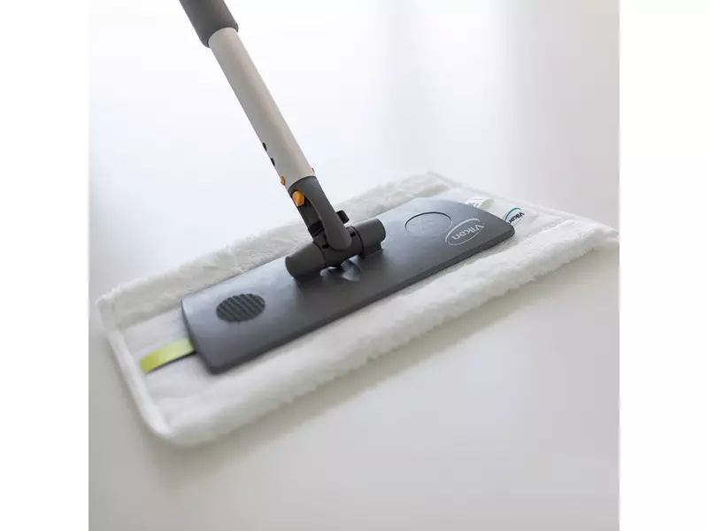 Vikan 549025 board en tafelmop Hook & Loop 25 cm wit