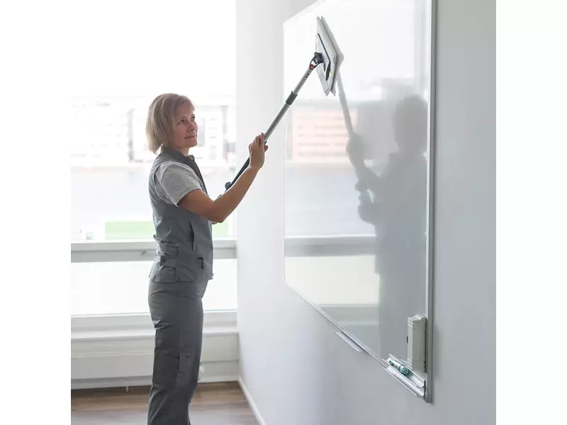 Vikan 549025 board en tafelmop Hook & Loop 25 cm wit