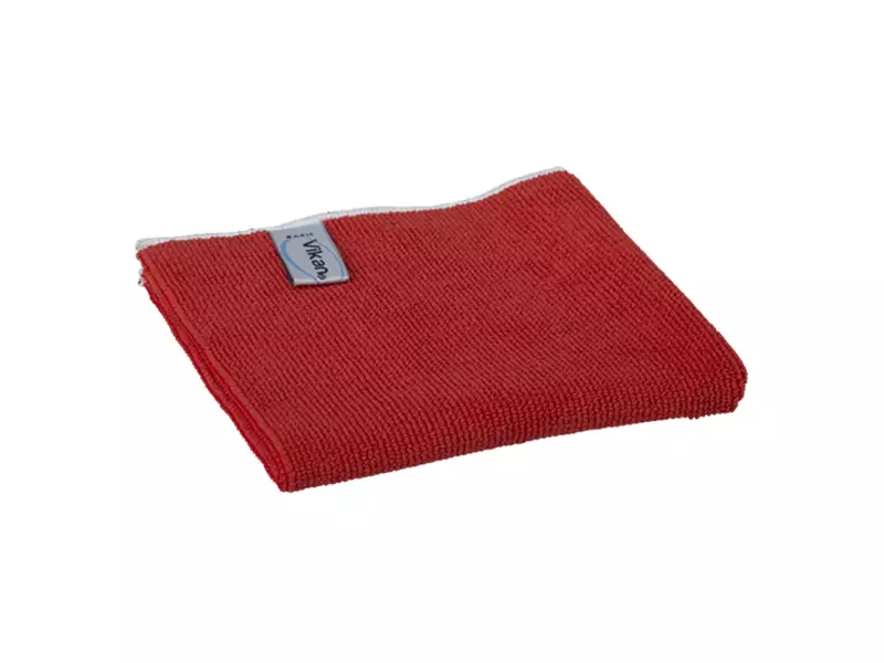 Vikan 691134 Basic microvezeldoek 32x32 cm rood