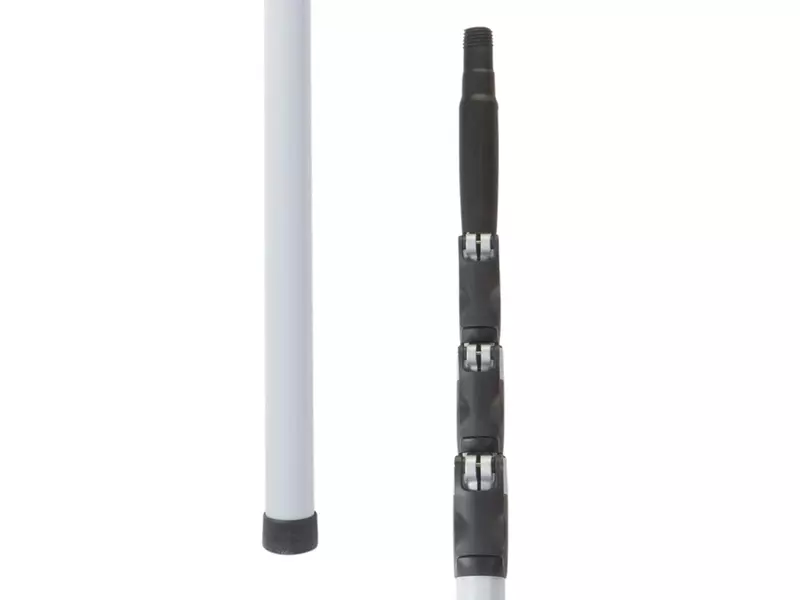 Vikan 2977 Telescoopsteel driedelig glasfiber 1880-6000 mm grijs