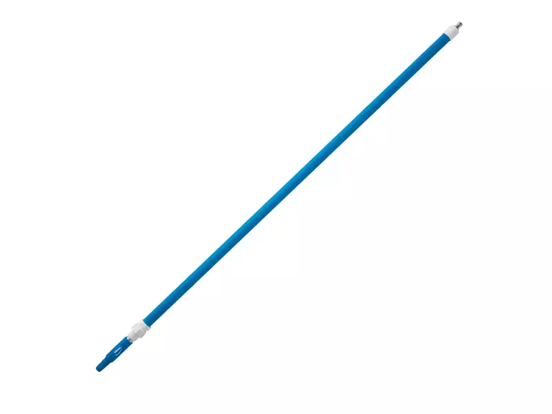 Vikan 2973Q3 telescoopsteel aluminium met waterdoorvoer 1600 tot 2780 mm blauw