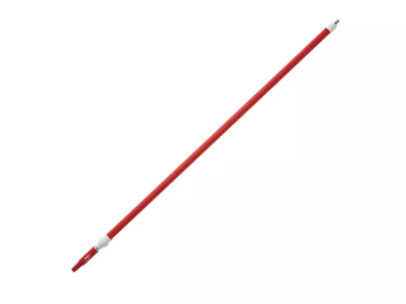 Vikan 2973Q4 telescoopsteel aluminium met waterdoorvoer 1600 tot 2780 mm rood