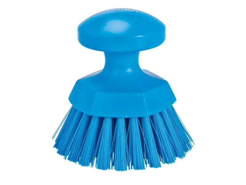 Vikan 38853 werkborstel rond hard 110 mm blauw
