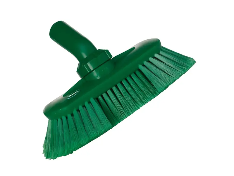 Vikan 70672 hoekverstelbare borstel met waterdoorvoer 240 mm groen