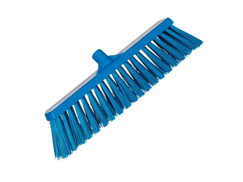 Vikan 29203 bezem zeer hard 530 mm blauw