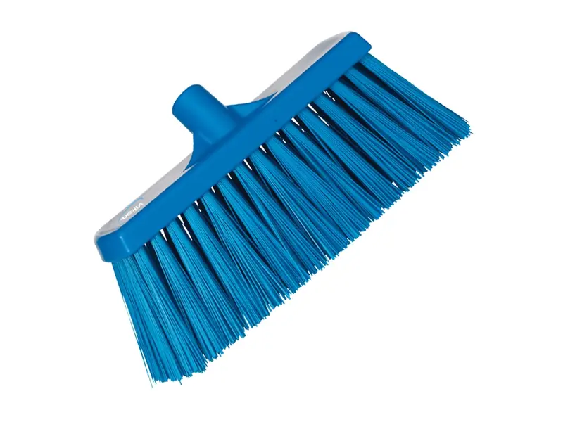 Vikan 29153 bezem zeer hard 330 mm blauw