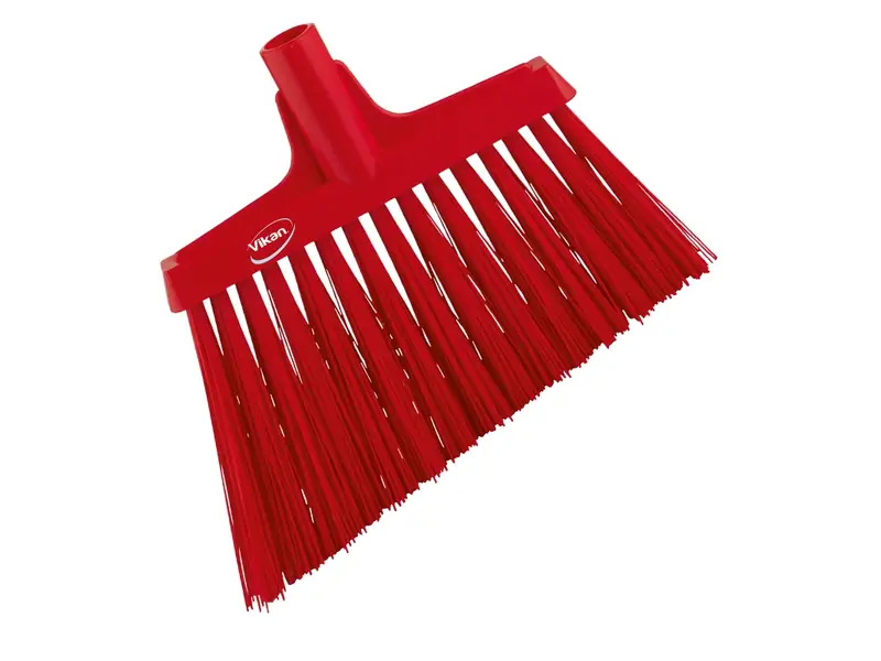 Vikan 29144 hoekbezem zeer hard 290 mm rood