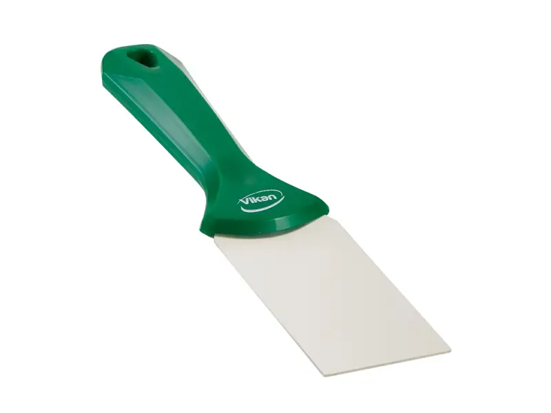 Vikan 40082 handschraper polypropyleen met RVS blad 50 mm groen