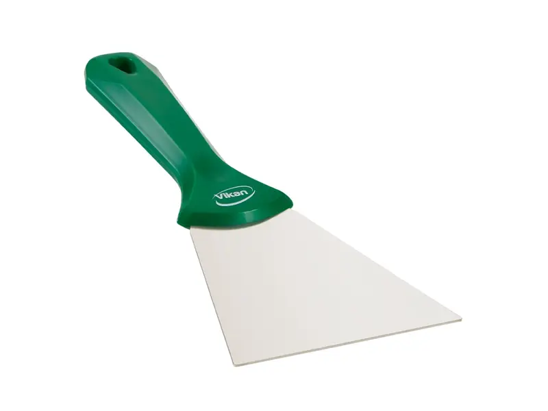 Vikan 40092 handschraper polypropyleen met RVS blad 100 mm groen