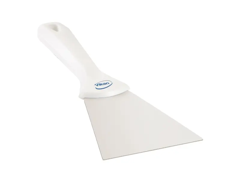 Vikan 40095 handschraper polypropyleen met RVS blad 100 mm wit