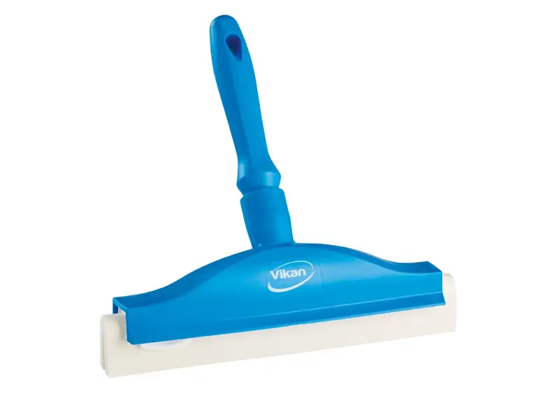 Vikan 77513 handtrekker met vervangbaar rubber 250 mm blauw