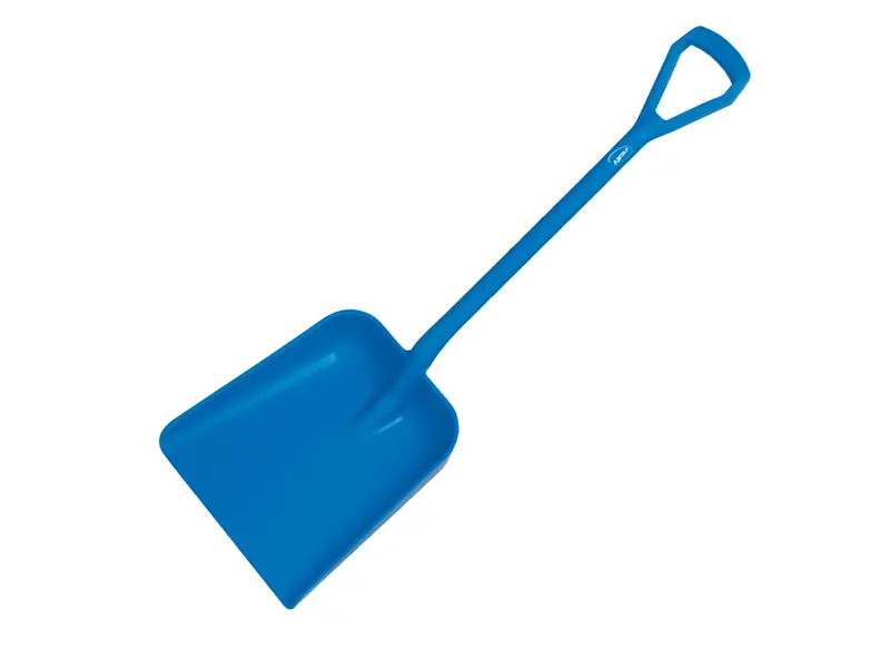 Vikan 56233 schop D-grip groot blad 1035 mm blauw