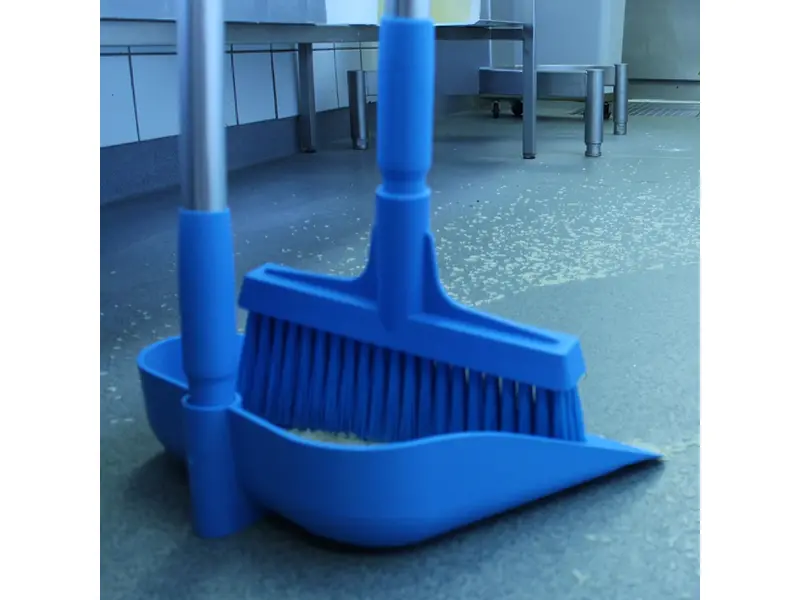 Vikan 56623 hygiënisch stofblik op steel 330 mm blauw