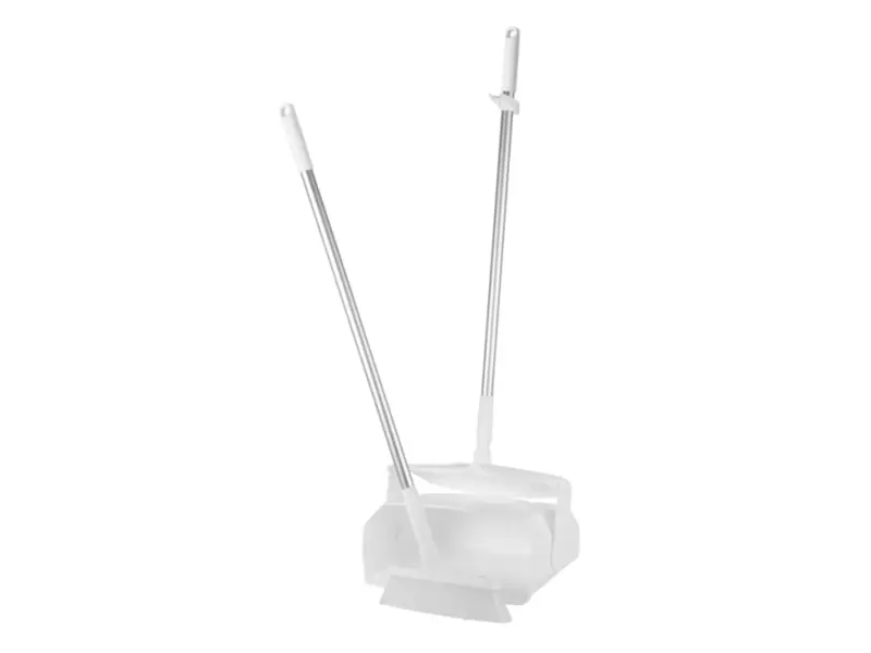 Vikan 56655 hygiënisch hotelstofblik met veger afsluitbaar 350 mm wit