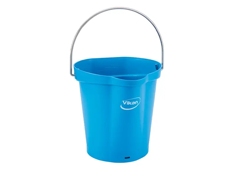 Vikan 56883 emmer met RVS hengsel 6 liter blauw
