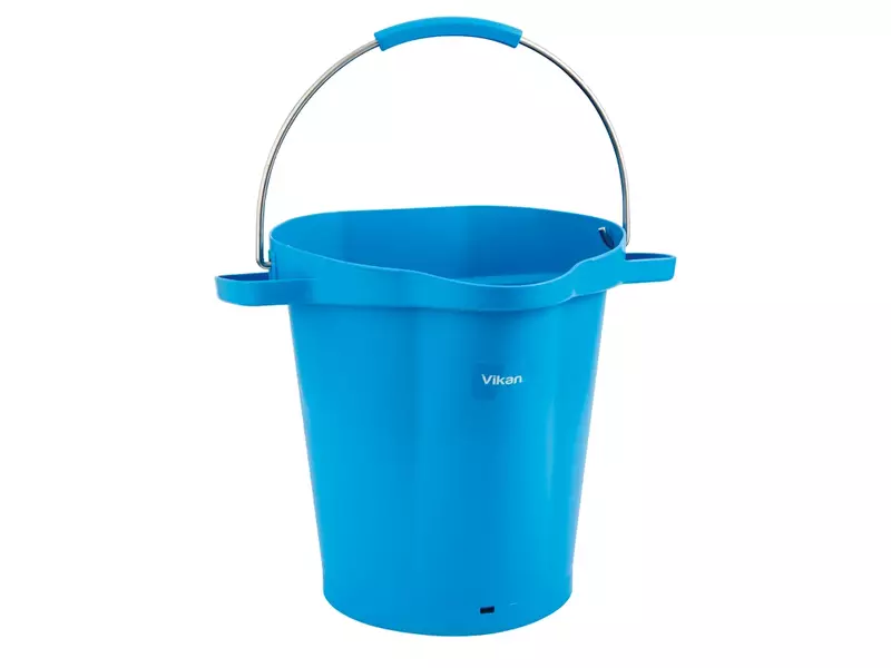 Vikan 56923 emmer met RVS hengsel 20 liter blauw