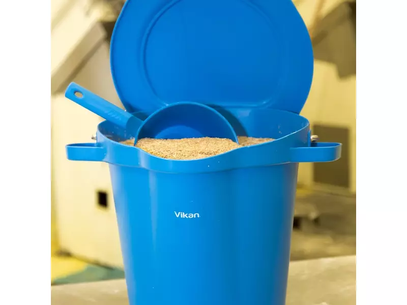 Vikan 56922 emmer met RVS hengsel 20 liter groen