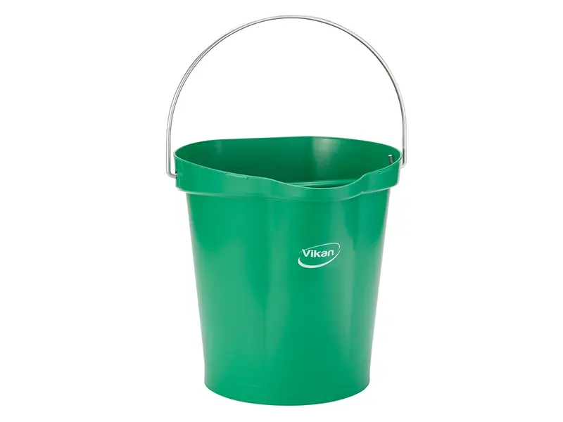 Vikan 56942 emmer lekvrij detecteerbaar polypropyleen 12 liter groen