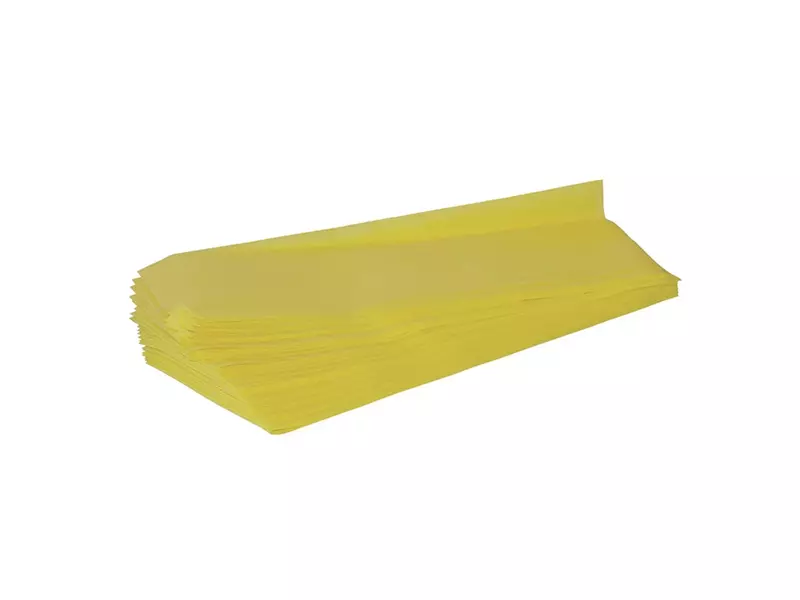 Stofwisdoek viscose geïmpregneerd 60x25 cm 30 gr geel