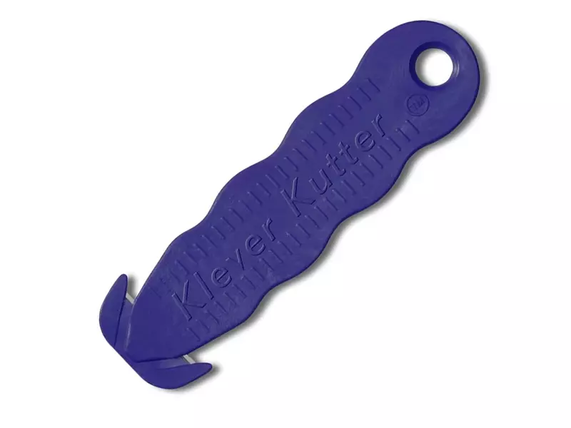 Klever Kutter veiligheidsmes blauw