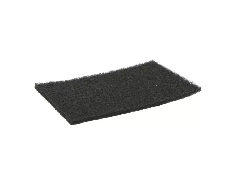 Schuurlapje dun 230x150x8 mm zwart