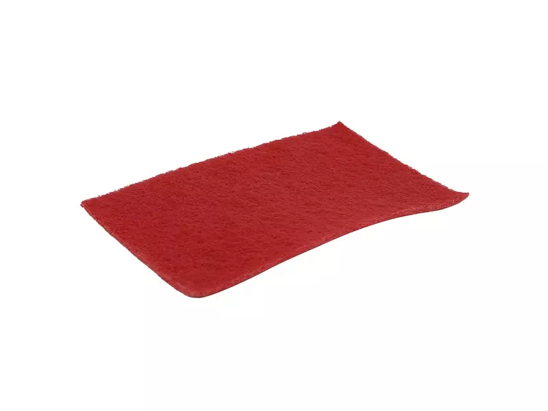Schuurlapje dun 230x150x8 mm rood
