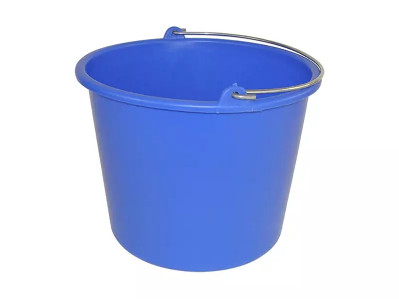 Emmer kunststof 12 liter blauw