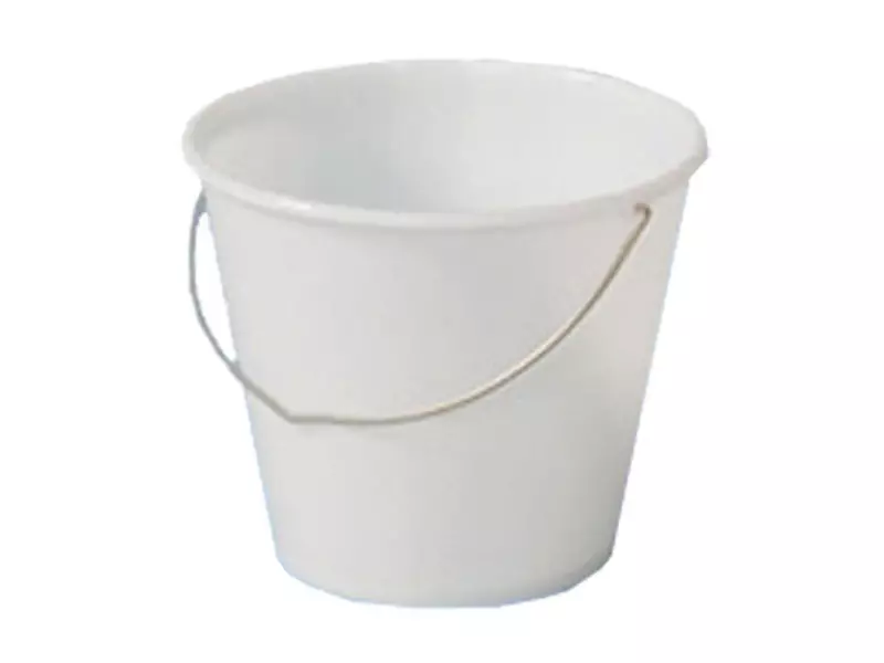 Emmer kunststof 12 liter wit