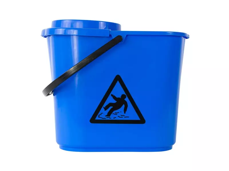Mopemmer met wringkorf 12 liter blauw