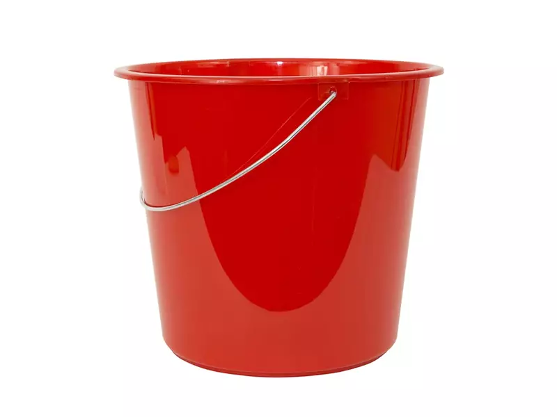 Emmer kunststof 10 liter rood