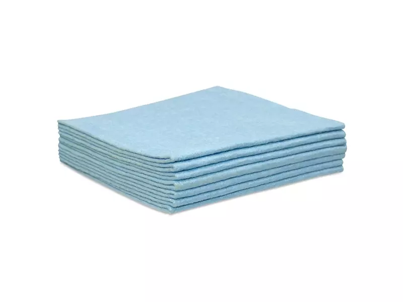 Euro Products klassieke poetsdoeken non-woven 38x40 cm blauw