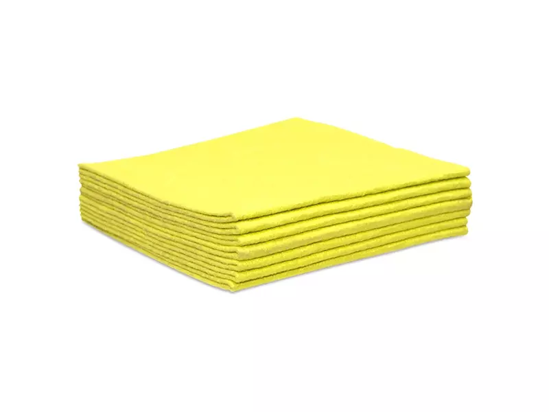 Euro Products klassieke poetsdoeken non-woven 38x40 cm geel