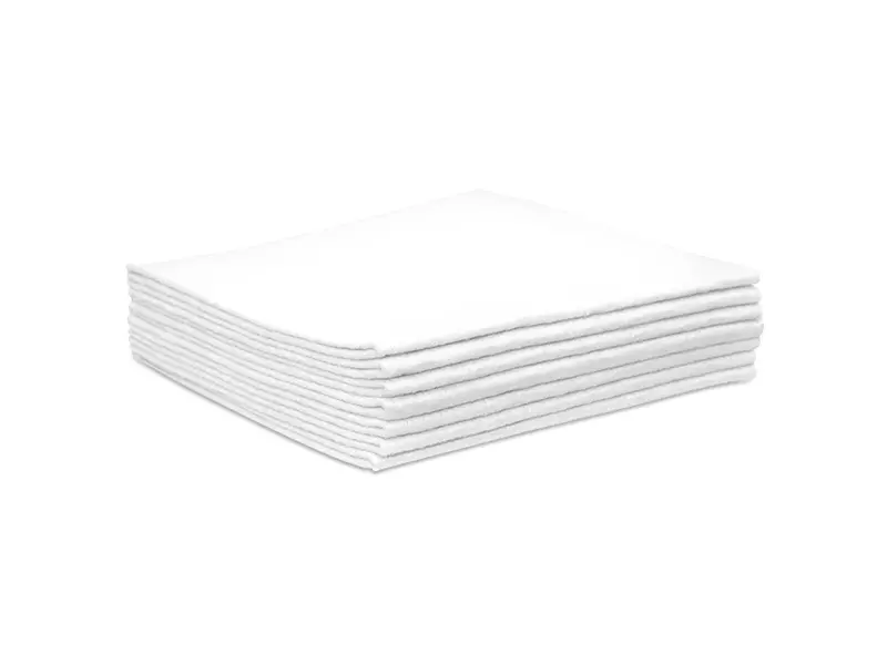 Euro Products klassieke poetsdoeken non-woven 38x40 cm wit