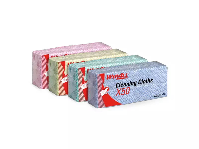 Kimberly-Clark WypAll X50 poetsdoeken 416x245 mm blauw