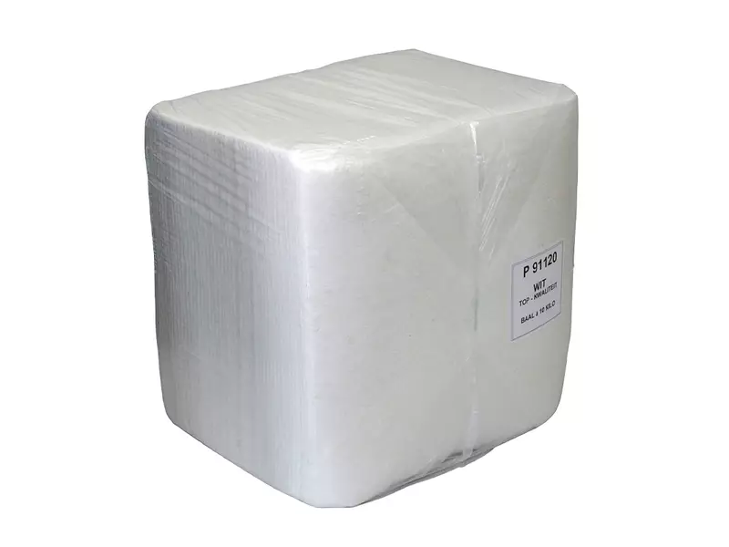Euro Products poetsdoek katoen wegwerp 38x40 cm wit