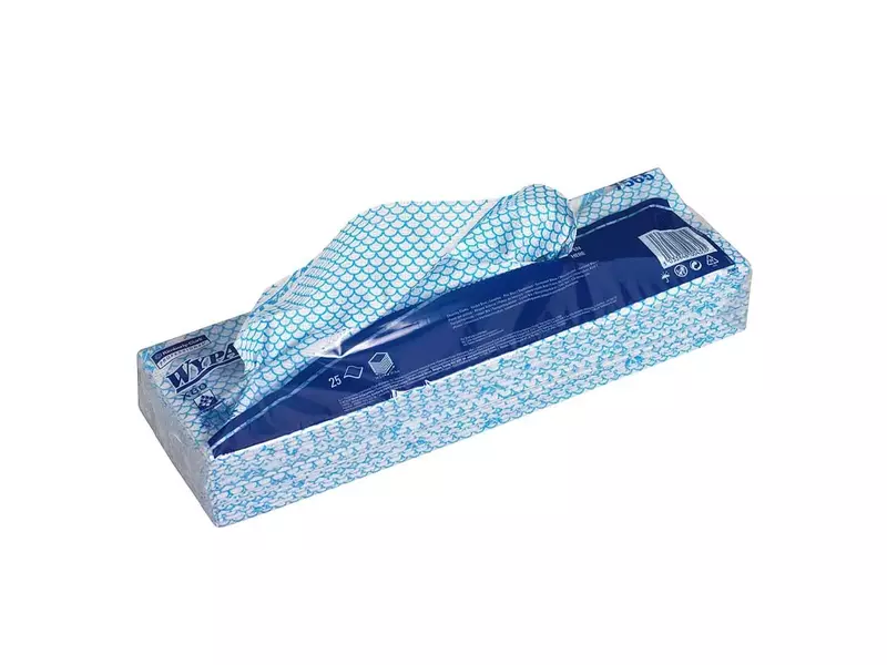 Kimberly-Clark WypAll X80 7565 poetsdoeken interfolded 410x330 mm blauw