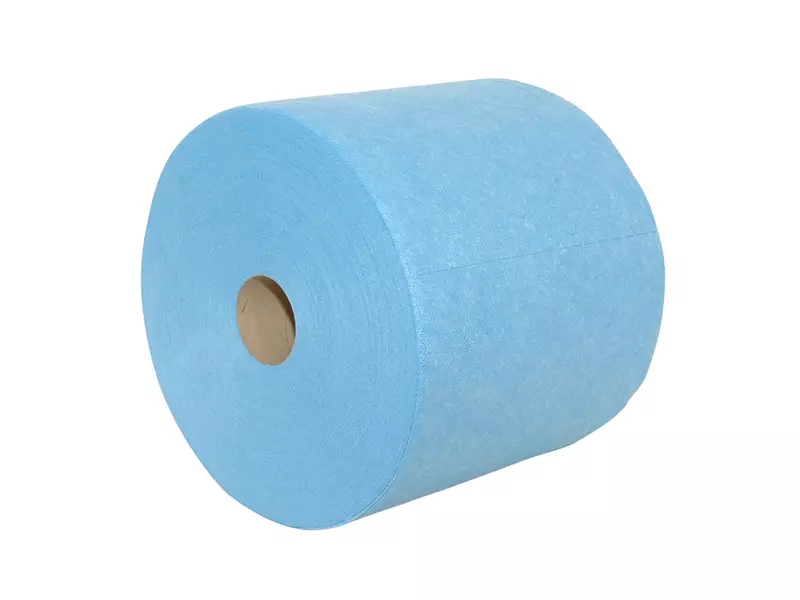 Euro Products F-wipe poetsdoekrol 38x30 cm blauw