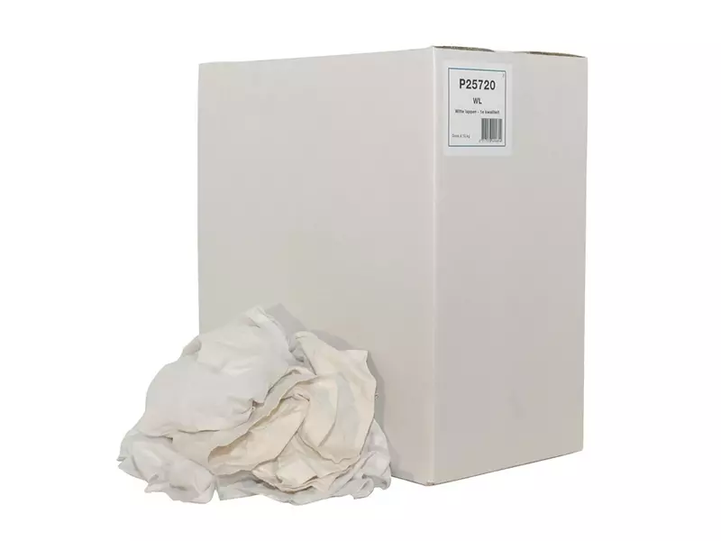 Euro Products poetslap 1e kwaliteit katoen WL1 wit