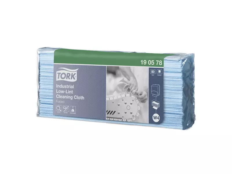 Tork reinigingsdoeken Industrial Low-Lint non-woven W4 blauw