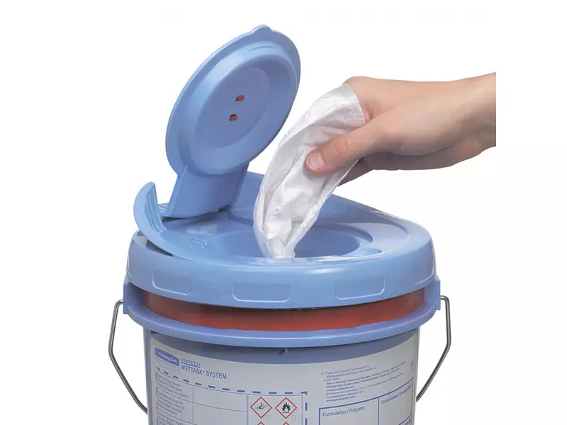Kimberly-Clark Kimtech Wettask Solvents 6101 poetsdoekrol 317x305 mm wit<linebreak>