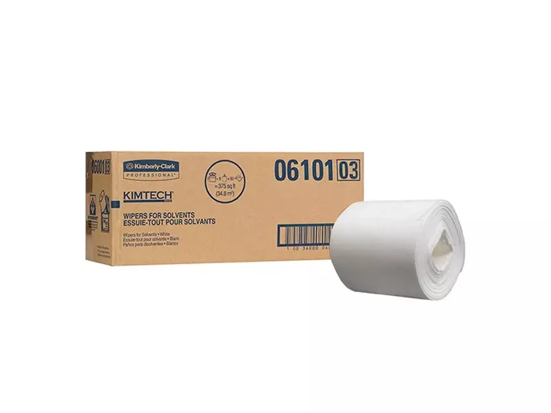 Kimberly-Clark Kimtech Wettask Solvents 6101 poetsdoekrol 317x305 mm wit<linebreak>