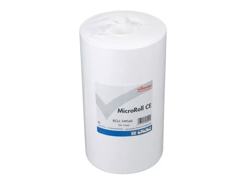 Vileda Professional MicroRoll microvezeldoek 25x35 cm 200 vel wit