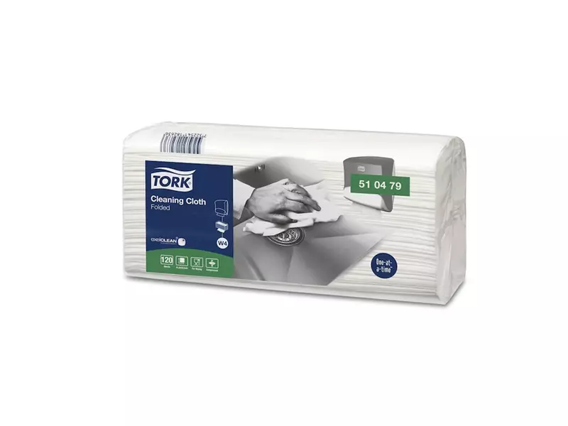 Tork reinigingsdoeken Cleaning gevouwen 1-laags W4 wit