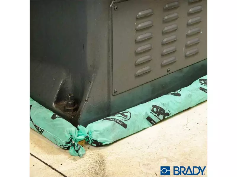 Brady HAZ124 absorptie SOC chemicaliën SPC Ø7,6x366 cm groen