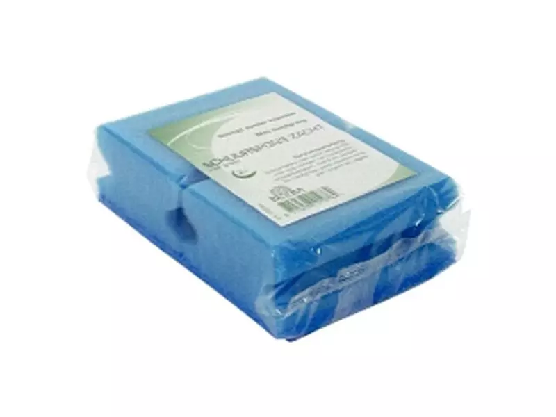 Schuurspons zacht blauw 95x70x30 mm