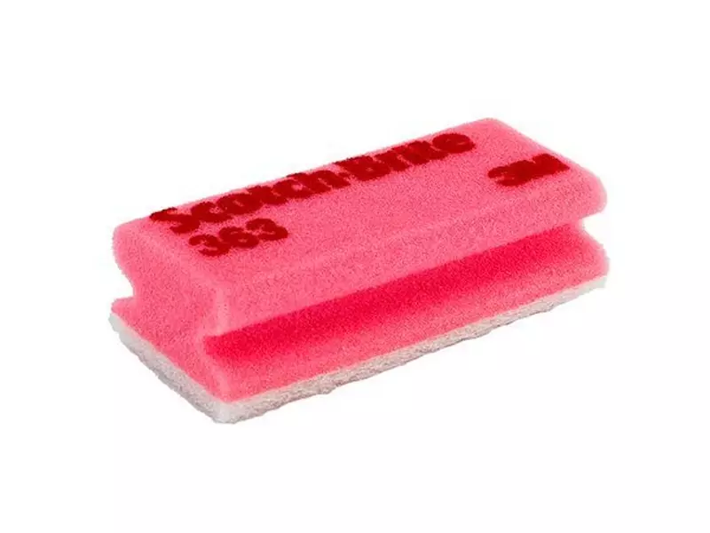 3M Scotch-Brite 363 schuurspons 70x150 mm rood/wit
