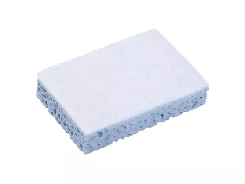 Spontex Sponrex 79 schuurspons 130x84x28 mm blauw-wit