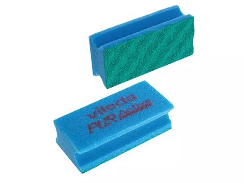 Vileda Professional PurActive schuurspons blauw-groen